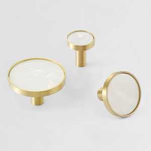 Perillas de Mármol Redondas Logan Carrara para Gabinetes y Puertas, Color, Forma y Tamaño Personalizados, Hechas en India - Product Image 3