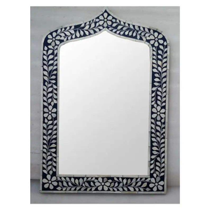 Elegant Design Bone Inlay <b>Mirror</b> Frame Floral Pattern Beautiful Wall <b>Mirror</b> Frame Best Home Decor <b>Bedroom</b> Living - Product Image 4
