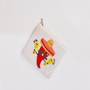 Porte-monnaie en perles de rocaille faites à la main, broderie perlée, élégant et durable, vente en gros de porte-monnaie en perles avec des motifs complexes faits à la main - Product Image 1