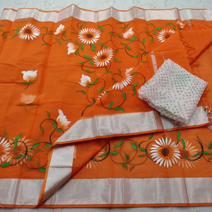 Sari de Seda Kota Doriya de la Mejor Calidad, Ropa India y Pakistaní para Fiestas, Lavable, Talla Personalizada, NILESH TAILOR and FASHION - Product Image 3