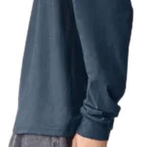 Camiseta de manga larga de color sólido para hombre, cuello redondo de algodón, informal, minimalista, para uso diario - Product Image 3