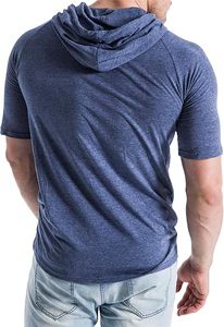 Sudaderas Casuales de Invierno para Hombre, Color Sólido, 100% Algodón, Felpa, Corte Regular, con Bolsillo, Ecológicas, de Secado Rápido y Transpirables, de Alta Calidad - Product Image 6