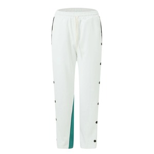 Pantalones de chándal de cintura alta de lona elásticos y cómodos para hombre, pantalones de uso diario con cintura elástica y bolsillos con cremallera, talla XL - Product Image 5