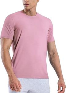T-shirt personnalisé pour hommes à manches courtes 100% coton Logo Broderie 220GSM Vente en gros OEM Promotionnel - Product Image 3