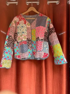 เสื้อโค้ทกิมิโนลายดอกไม้สำหรับฤดูหนาววินเทจทำจากผ้าฝ้ายใส่ได้ทั้งชายและหญิง - Product Image 2