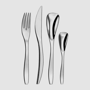 Best Selling Silver-Plated Stainless Steel Restaurant <b>Dinner</b> Set-<b>Knife</b> Mirror Polished Wedding Set Minimum Order 100 Pcs - Product Image 3