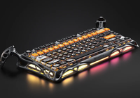 Clavier mécanique personnalisé Gravastar Mercury K1Pro, clavier de jeu RGB tri-mode, sans fil, éclairage RGB à chaud interchangeable