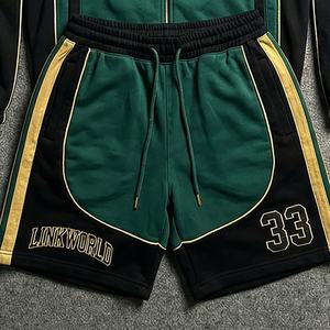 Ensemble de jogging en molleton d'hiver sur mesure OEM, 100% coton, coupe ample, ensemble sport 2 pièces (hoodie et short) pour homme - Product Image 5