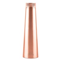 Bouteille d'eau en cuivre de qualité standard de 32oz 950ml avec sac de transport en toile 100% verres en cuivre pur pour l'eau