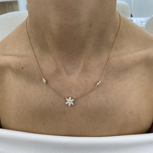 Luxe IGI certifié Marquise VVS Lab Grown Diamond 14k Solid Gold Collier Pendentif Fine Fashion High End Luxury Women Jewelry - Product Image 4