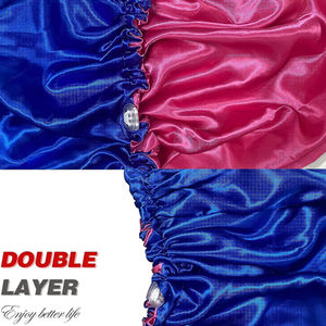 หมวกผ้าซาตินคลุมผมทำโลโก้ตามสั่งทำโลโก้ได้ตามต้องการ - Product Image 3