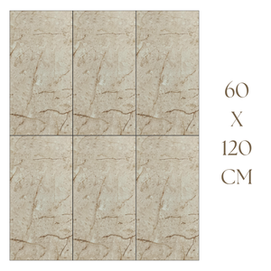 CARREAUX EN PORCELAINE ÉMAILLÉE POLI 600X1200 MM CARREAUX DE SOL ET DE MUR pour RÉNOVATION DE MAISON INTÉRIEURE ET EXTÉRIEURE AMÉLIORATION DE VIE DE LUXE - Product Image 6