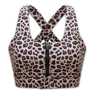 Venta al por mayor de marca privada de jóvenes de colores personalizados mujeres entrenamiento personalizado Fitness alto apoyo Sujetador deportivo sin costuras - Product Image 1