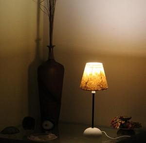 Lámpara hecha a mano de alta calidad 100% fibra orgánica Lokta papel reciclado Diseño Artesanal personalizado sombra de caña en forma de cono-para - Product Image 4