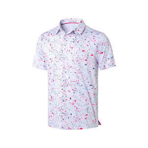 เสื้อโปโลแฟชั่นสำหรับเล่นกอล์ฟเสื้อโปโลผ้าฝ้าย100% ระบายอากาศได้ดีเสื้อโปโลปรับโลโก้ได้ตามต้องการ - Product Image 1