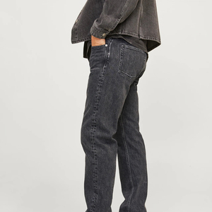 <b>Men's</b> Denim <b>Jeans</b> Premium Cargo <b>Wide</b> <b>Leg</b> Relaxed Fit Washed Straight Custom Streetwear Pants Workwear Vintage Casual Wholesale - Product Image 4