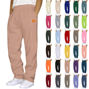 Pantalons de jogging sportifs pour hommes personnalisés pour l'été, séchage rapide, respirant, polyester et coton, pantalons de fitness, fermeture à cordon, côté - Product Image 2