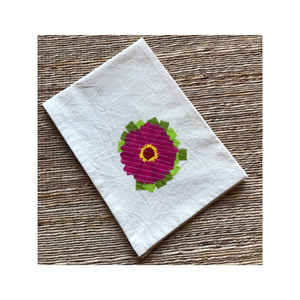 Serviette de cuisine en tissu brodé à motif floral 45x70cm 300GSM Séchage rapide Texture ciblée pour les vendeurs en ligne Supermarchés et acheteurs - Product Image 3