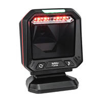 Escáner de Escritorio Omnidireccional 2D AK-9608H, Manos Libres, Sensor de Imagen CMOS, Lector de Códigos QR, Compatible con Pagos Móviles y Códigos de Pantalla