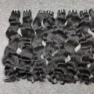 Top vente 2024 longue vierge droite pour dentelle perruque de cheveux humains vietnamiens non traités d'un seul donneur - Product Image 4