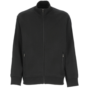 Veste universitaire zippée décontractée d'hiver pour hommes personnalisée de haute qualité noire Street Style Stand Patchwork Detail Direct Pakistan Nouveau - Product Image 1