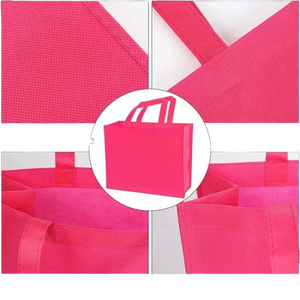 Heat Sealed Non Woven <b>Fabric</b> <b>Bags</b> Cloth Carry Shopping <b>Bag</b> Ultrasonic Non Woven <b>Bags</b> - Product Image 5