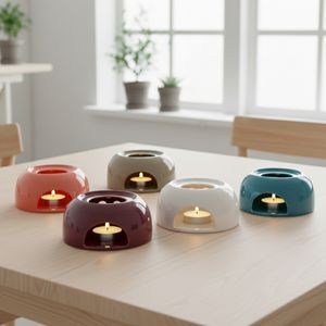 Support de bougie chauffe-plat en grès de qualité supérieure 3459270L : Céramique résistante à la chaleur pour un usage quotidien - Product Image 6