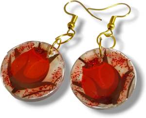 Premium Resin <b>Earrings</b> With Smooth Glossy Handmade Finish Resin <b>Earrings</b> For Party Casual Wedding at <b>cheap</b> price - Product Image 3