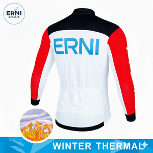 Jersey de Ciclismo de Forro Polar Estampado para Bebés y Niños Pequeños, Chaqueta de Ciclismo Cortavientos y Cálida para Invierno, Manga Corta, Impresión por Sublimación para Exteriores - Product Image 3