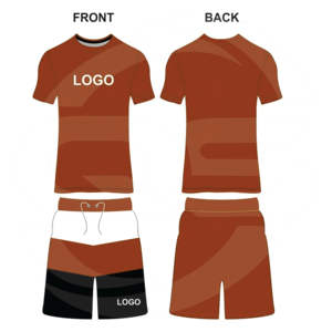 Conjunto de 2 piezas con logotipo personalizado para hombre, camiseta y pantalones cortos transpirables de talla grande para verano - Product Image 6