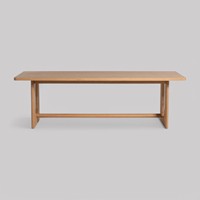 Table à manger traditionnelle française en bois de Sungkai de 200 cm, durable, en bois massif naturel, 6 à 8 places, écologique, luxe, entrée, maison, hôtel