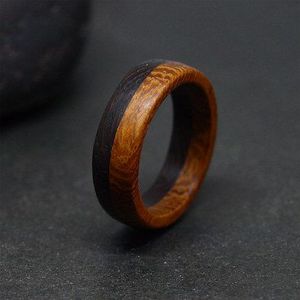 Elegante servilletero de madera natural estilo atemporal para arreglos de mesa clásicos modernos fiestas bodas y vacaciones - Product Image 1