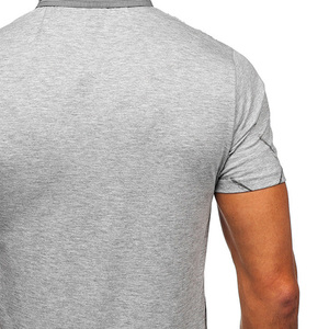 Polos transpirables de alta calidad para hombre con manga corta, último estilo, cuello vuelto, estampado sólido, novedad de verano - Product Image 6