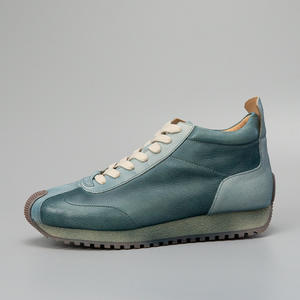 ส้นสูงหนาของผู้ชายพื้นรองเท้าแพลตฟอร์มแบบมีเชือกหนารองเท้าผ้าใบแฟชั่นลำลองทรงสูงสำหรับผู้หญิง - Product Image 4