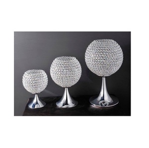 Luxury Handmade Ball Shape Crystal Candle Votive for Christmas Wedding Home Decor Table Top Tabletop Christmas Candle Holder - Product Image 2