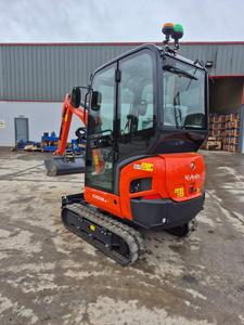 Miniexcavadora Kubota KX018-4 Usada, Excavadora Compacta de 2 Toneladas de Capacidad de Cazo para Construcción Agrícola - Product Image 2