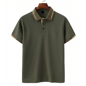 Polo de Alta Calidad con Logotipo Personalizado, Cierre de Cremallera 1/4, Sublimación, 180 Gsm, Algodón, Ropa de Golf, Polo con Cuello para Hombre - Product Image 1