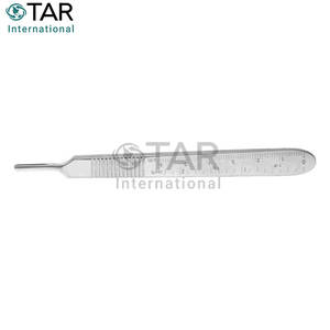 Poignée de scalpel de qualité supérieure n ° 3 125mm 5 pouces porte-lame réutilisable en acier inoxydable BP Instruments médicaux - Product Image 5