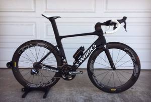 Venge vias Dura Ace Di2 Project jantes Aero noires btakes taille 54cm Mint! - Product Image 1