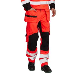 Pantalon d'extérieur résistant Vêtements de travail pour hommes avec tissu renforcé et poches de style cargo pour le travail et l'aventure - Product Image 1