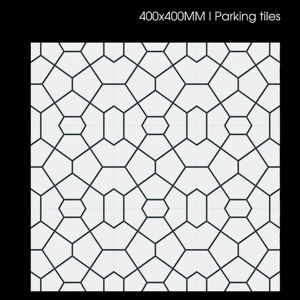 Dalles de sol extérieures pour trafic intensif 40x40cm 400x400mm 16x16 pouces finition mate pour parking et allée - Product Image 1