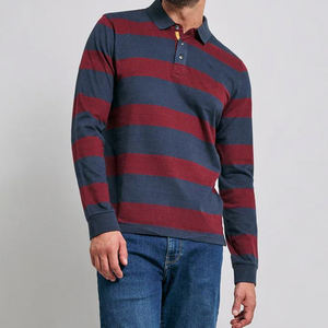 Nouveau design de polo en coton à manches longues pour hommes hiver automne pour des vêtements décontractés en équipe pour l'extérieur polo à manches longues chemises pour hommes - Product Image 2