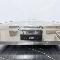Ensemble de chauffe-plats numérique de luxe pour buffet de restaurant, service de traiteur hôtelier, en acier inoxydable 201/410, 9L