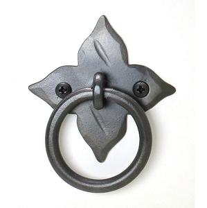 Poignée de porte ronde en métal avec revêtement en poudre noire, design moderne, poignée de porte victorienne, prix de gros - Product Image 4