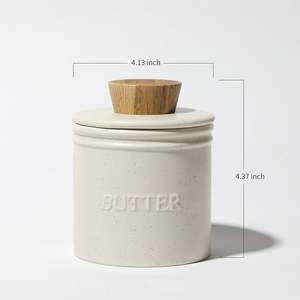 Pot en céramique fait main pour le thé, le café et le sucre, pot en céramique design pour l'organisation du comptoir de cuisine par HAND MADE CRAFT - Product Image 4