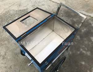 Vendeur de crème glacée <span class=keywords><strong>Piaggio</strong></span> <span class=keywords><strong>Ape</strong></span> Van Gelati Scooter 2 roues Véhicule Chariot de vente Congélateur Tricycle électrique - Product Image 4