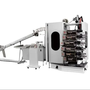 Máquina automática de impressão offset de copos PET 6 cores Componentes PLC multicoloridos Novos e usados Condição Preço competitivo