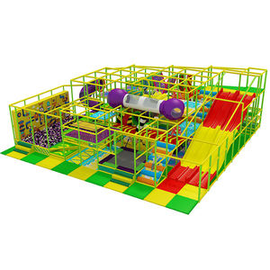 Aire <span class=keywords><strong>de</strong></span> <span class=keywords><strong>jeux</strong></span> d'aventure intérieure personnalisée 9-en-1 sur 2 étages, avec structure <span class=keywords><strong>de</strong></span> saut et d'escalade, labyrinthe, fabricant chinois - Product Image 4