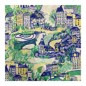 100% tissu de coton à impression réactive personnalisé respirant anti-pilule fil peigné avec fonction métallique tissu de coton imprimé - Product Image 1