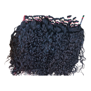 100% naturel humain cheveux bruts vierge de l'inde humain tressage cheveux en vrac meilleure vierge cheveux humains vague de corps - Product Image 1